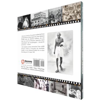 Adriano Lucca, Mahatma Gandhi in Fotografien buchruckseite