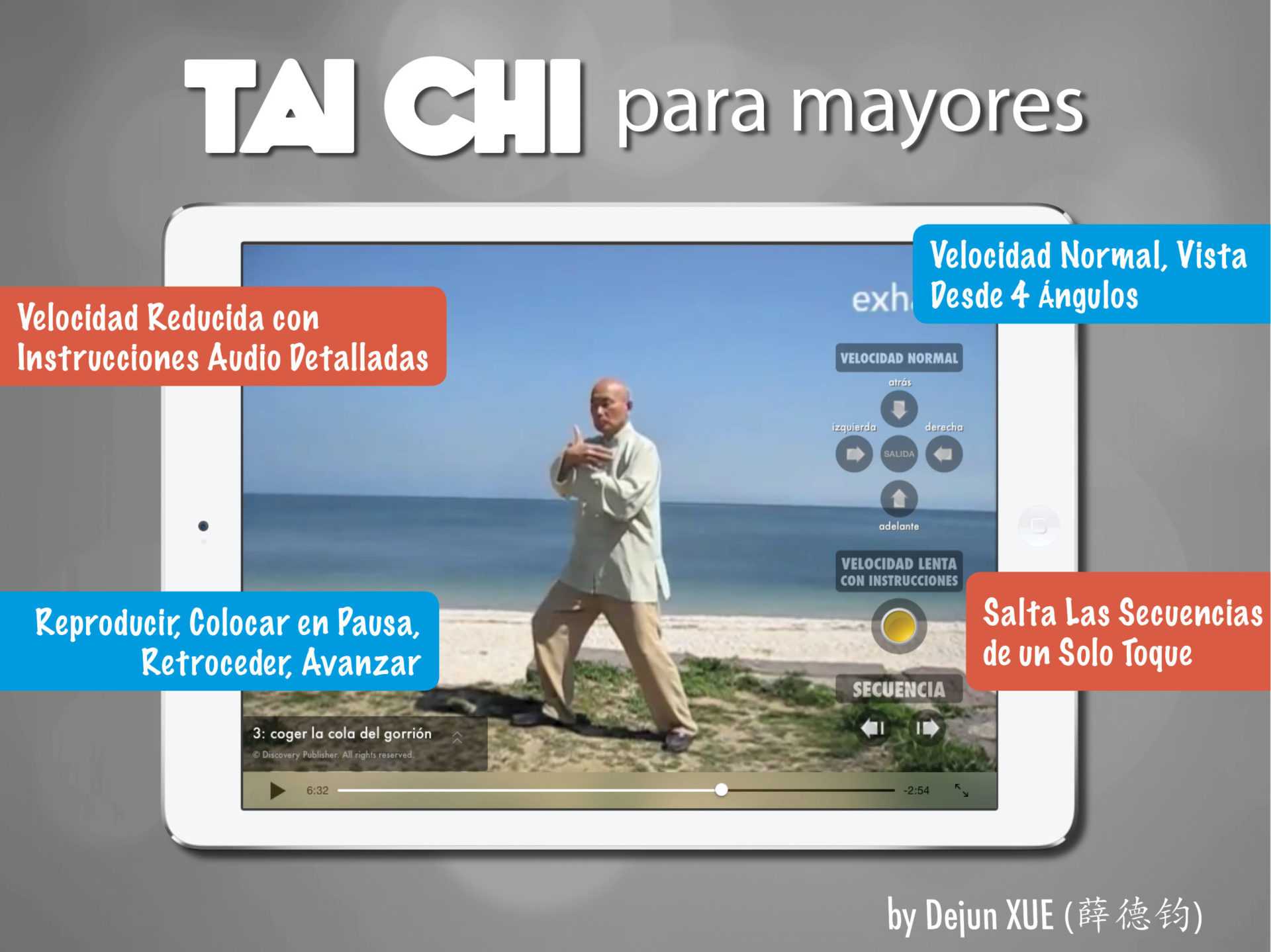 Dejun Xue, Tai Chi Para Mayores