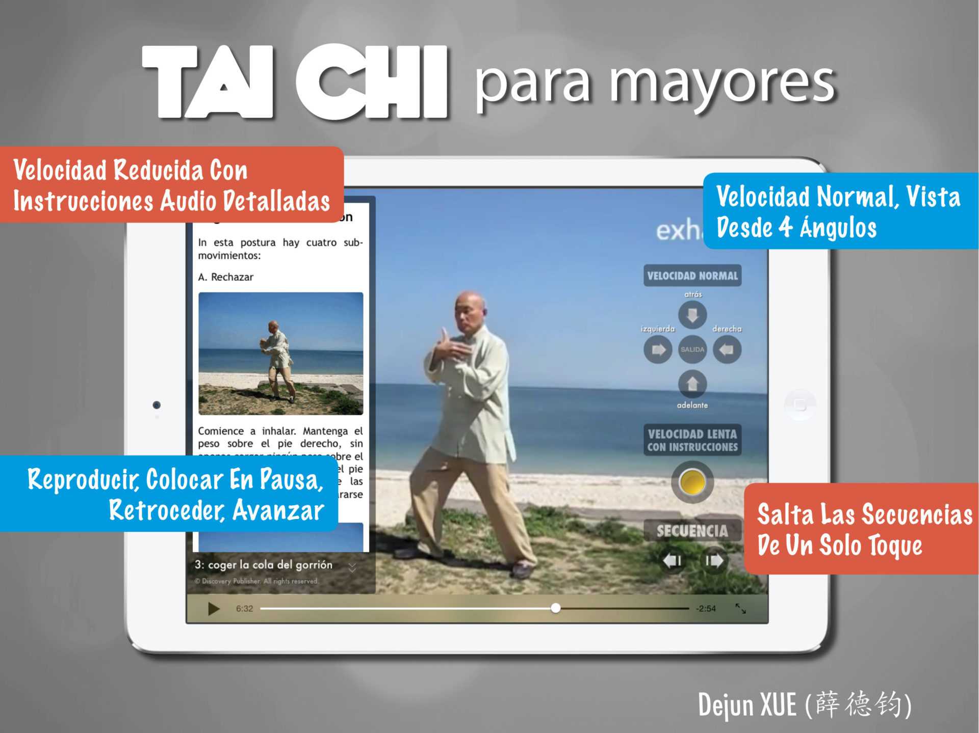 Dejun Xue, Tai Chi Para Mayores