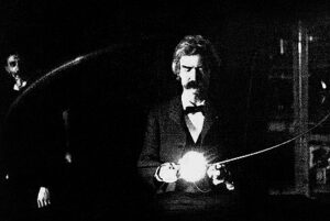 Mark Twain in Tesla's Lab