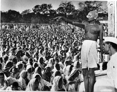 At a prayer meeting at Mumbai. 1946.