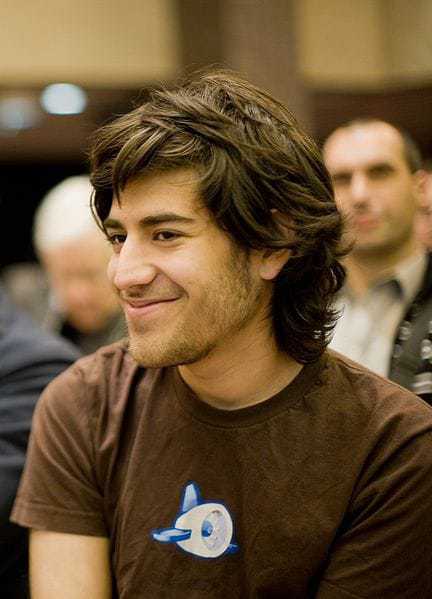 Aaron Swartz at a Creative Commons event.