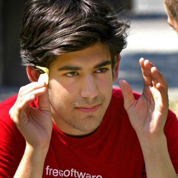 Aaron Swartz co-authored RSS and founded the company that later became the social media website Reddit.