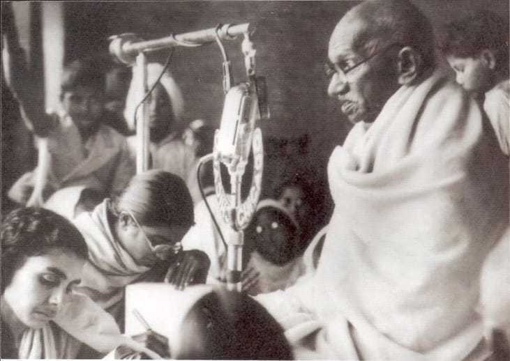Gandhiji's last prayer at Birla House. 29th Jan, 1948.
