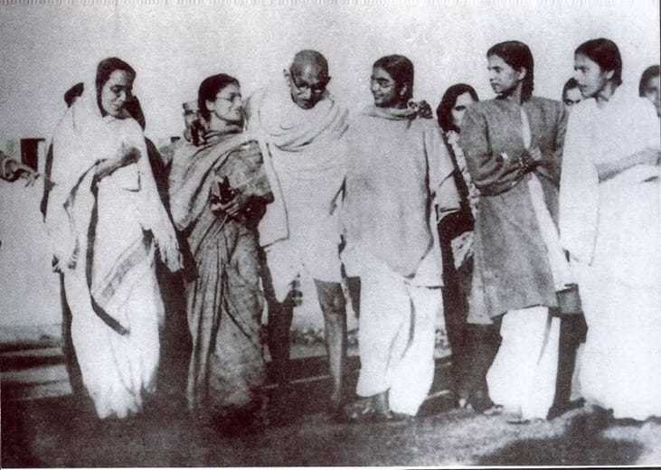 The last prayer meeting The day of Gandhi's assassination. January 30 1948.