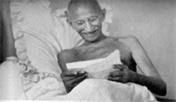 Mahatma Gandhi in Bombay. August 1942.