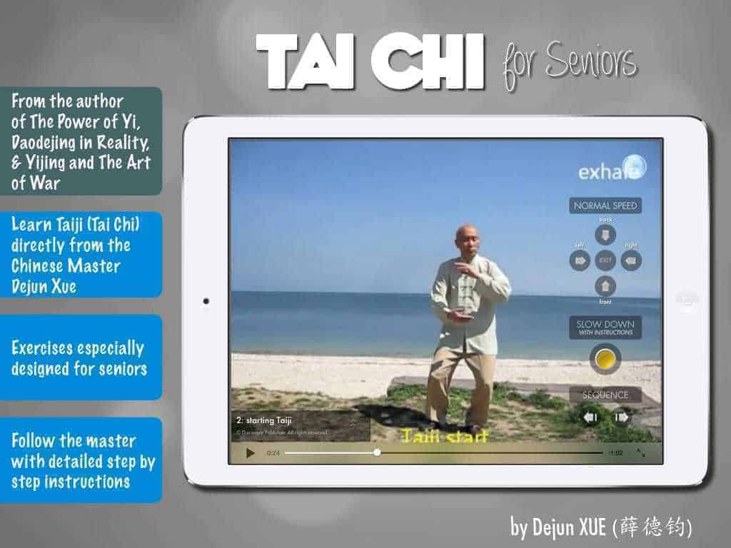 Dejun Xue, Tai Chi for Seniors, Step by Step, app