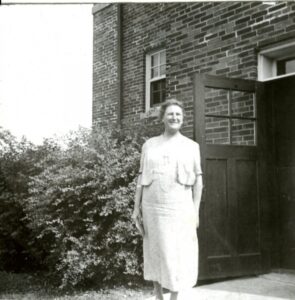 Mary K. Neff, North end of Rogers Building